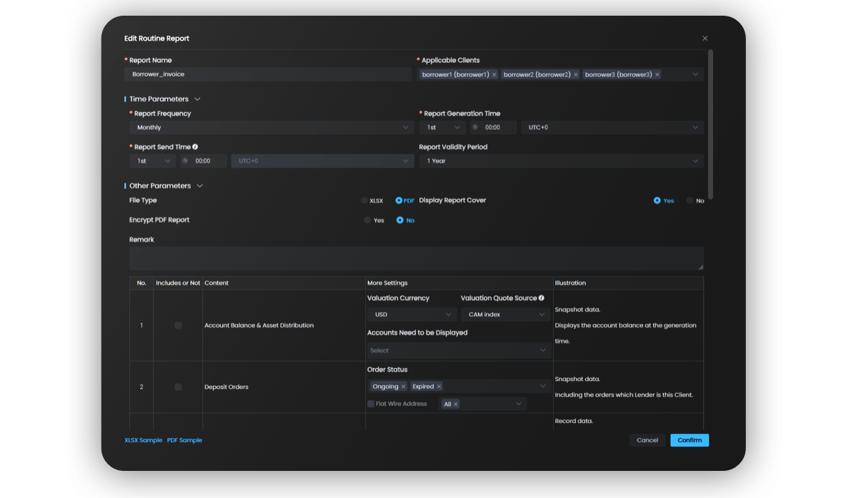 Automatic Billing and Statement 